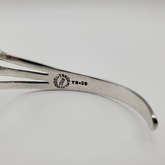 Vintage Taxco Sterling Silver 925 Cuff Bracelet Signed Made In Mexico - Picture 8 of 10